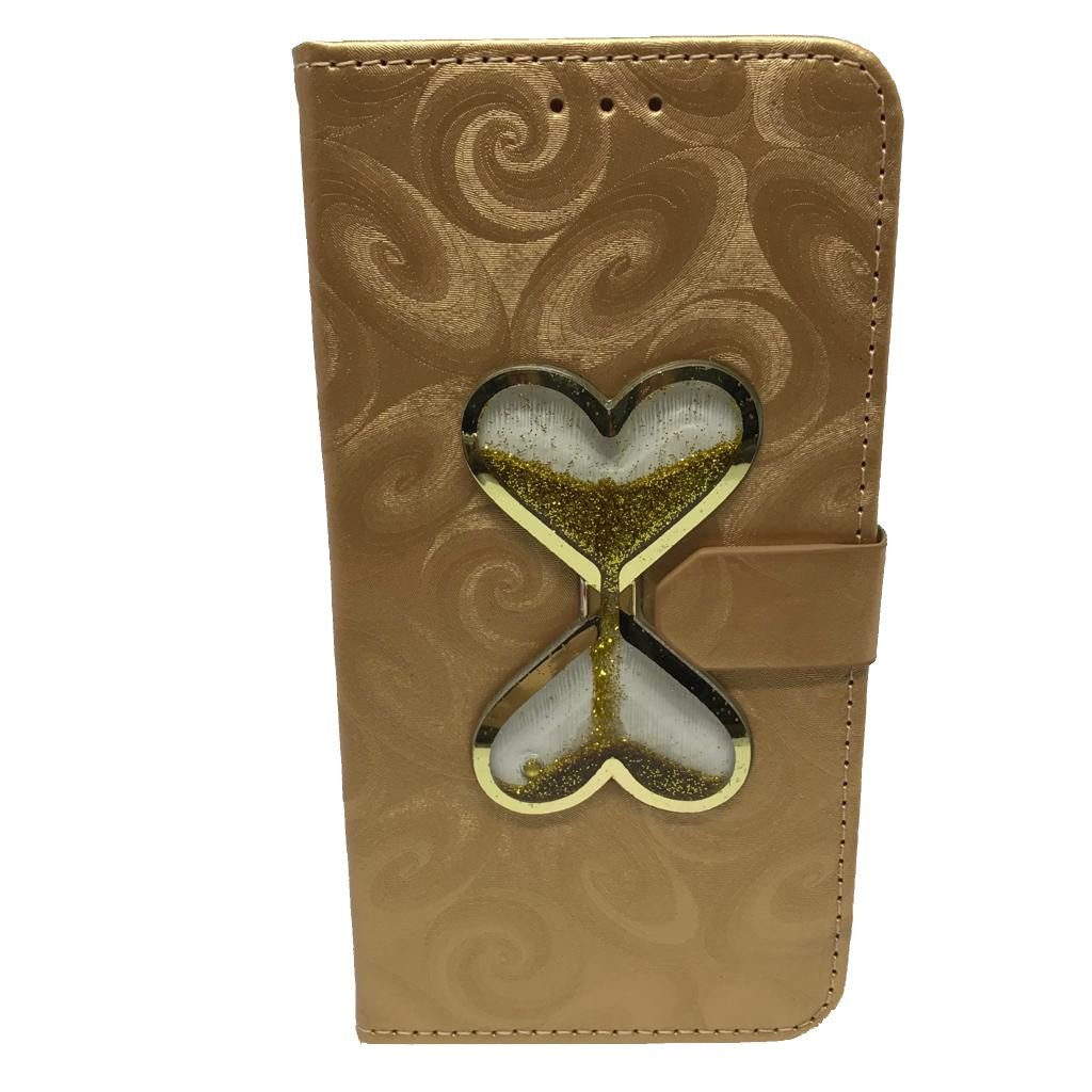 Capinha Carteira H'Maston Para Samsung Galaxy J8 - Dourado