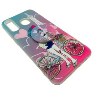 Capinha De Celular Para Samsung Galaxy A20  SM-A205G  Com Suporte