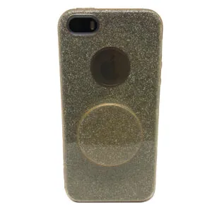 Capinha De Celular Para iPhone 5 / 5s Brilho Com Suporte