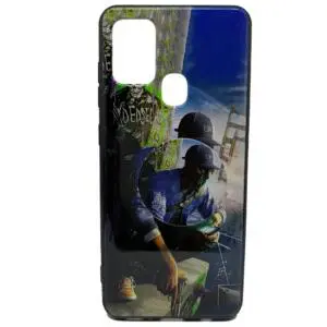 Capinha De Celular Para Samsung Galaxy A21s  SM-A217  Com Suporte