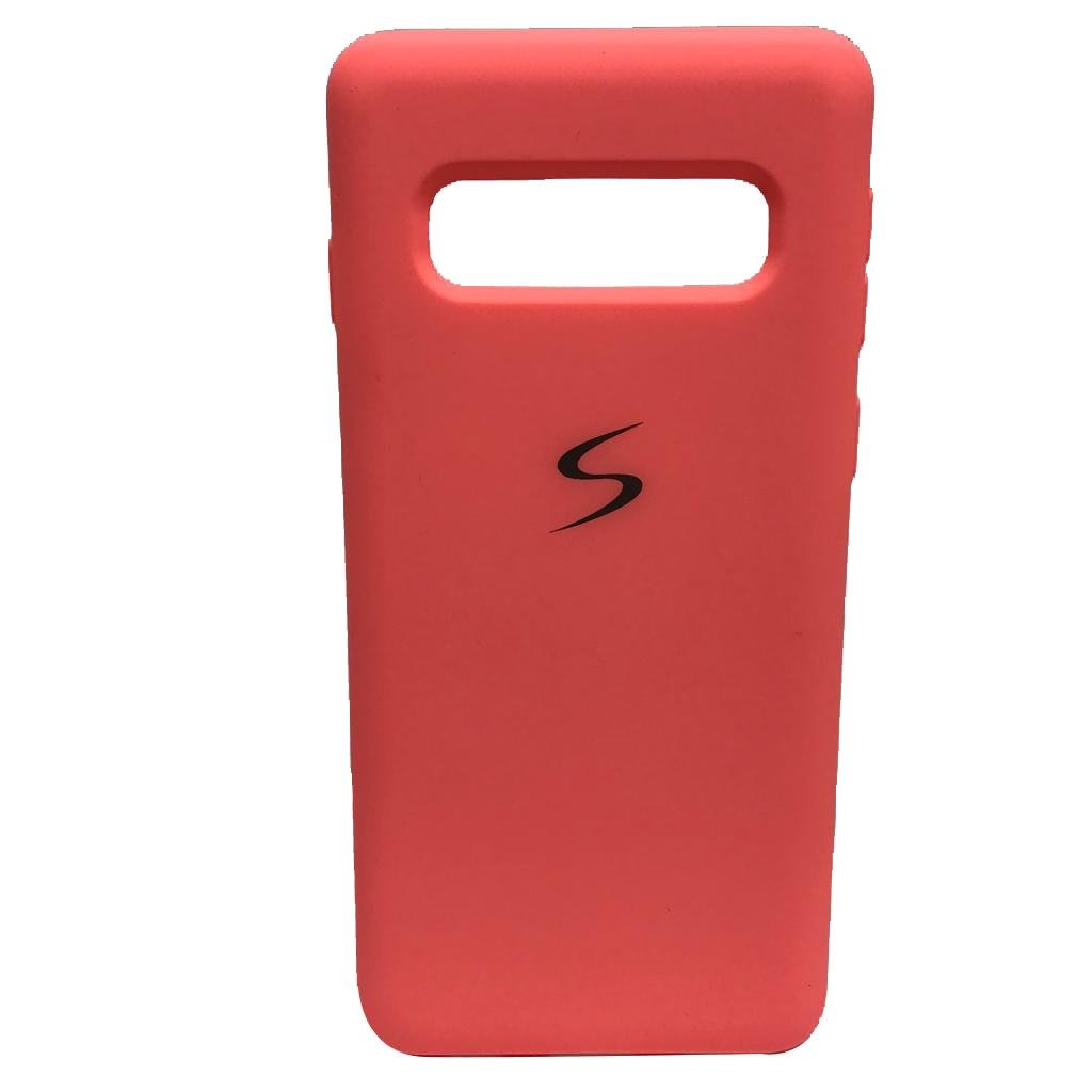 Capinha De Celular Para Samsung Galaxy S10 Plus SM-G975F Case - Salmão Fechado