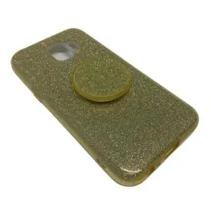 Capinha De Celular Para Samsung Galaxy J8  SM-J810M  Brilho Com Suporte