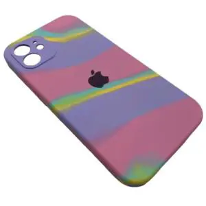 Capinha De Celular Para Apple iPhone 12  Tela 6.1   Case Candy Arco Íris