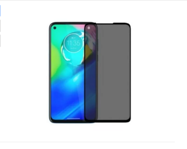 Película De Vidro 3D Privacidade Para Motorola Moto G8 Power