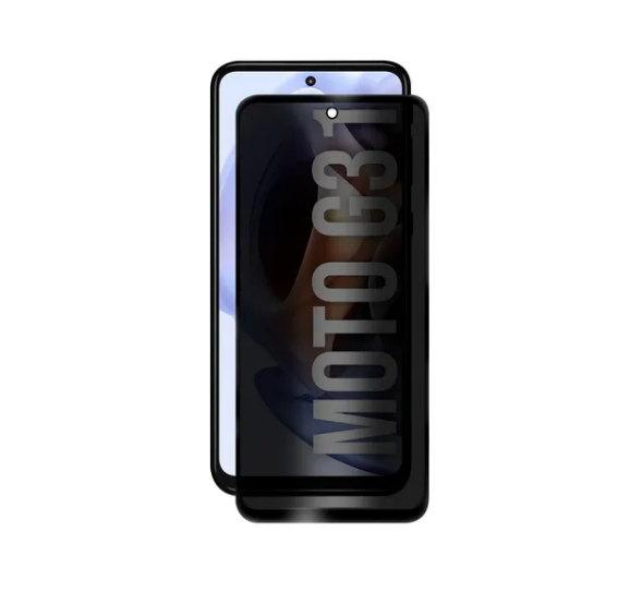 Película De Vidro 3D Privacidade Para Motorola Moto G31
