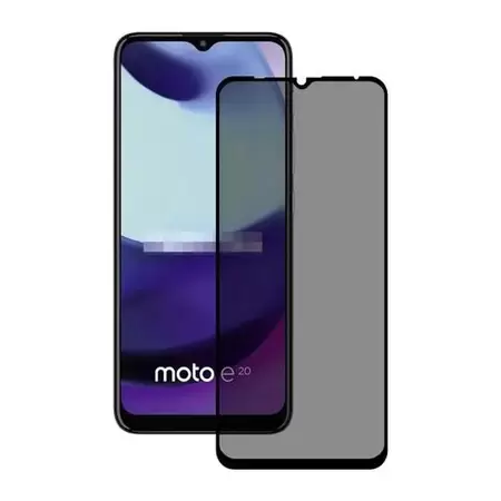 Película De Vidro 3D Privacidade Para Motorola Moto E20