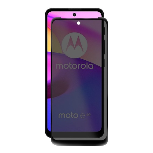 Película De Vidro 3D Privacidade Para Motorola Moto E40