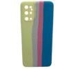 Capinha De Celular Para Samsung Galaxy S20 Plus SM-G985F Case Candy Arco Íris - Azul