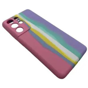 Capinha De Celular Para Samsung Galaxy S21 Ultra  SM-G998B  Case Candy Arco Íris