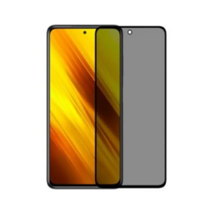 Película De Vidro 3D Privacidade Para Xiaomi Poco F3 Película De Vidro 3D Privacidade Para Xiaomi Poco F3