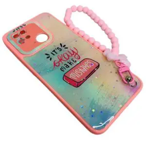 Capinha De Celular Com Corrente Para Xiaomi Poco C40   Tela 6.71¨