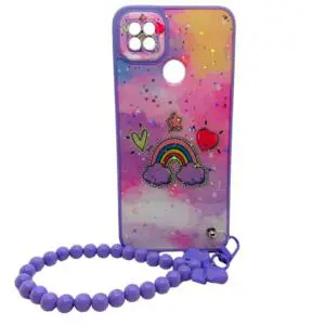 Capinha De Celular Com Corrente Para Xiaomi Redmi 9C   Tela 6.53¨