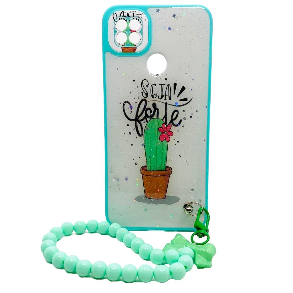 Capinha De Celular Com Corrente Para Xiaomi Redmi 9C Tela 6.53¨