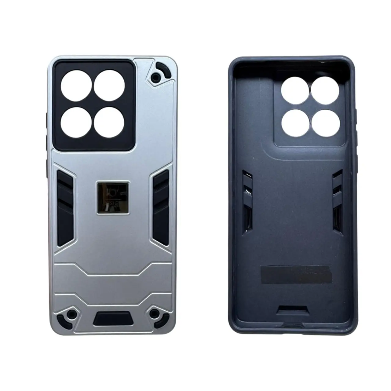 Capinha Armadura Moto Edge 60 Prateada